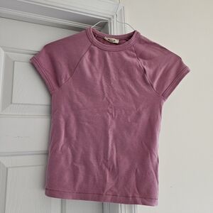 Madewell Mauve Short Sleeve Tee
